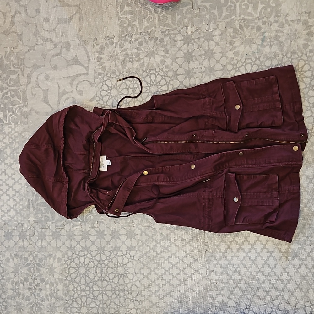 Market and Spruce Denim Maternity Vest